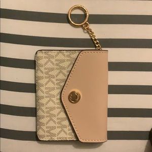 Michael Kors card holder wallet/keychain